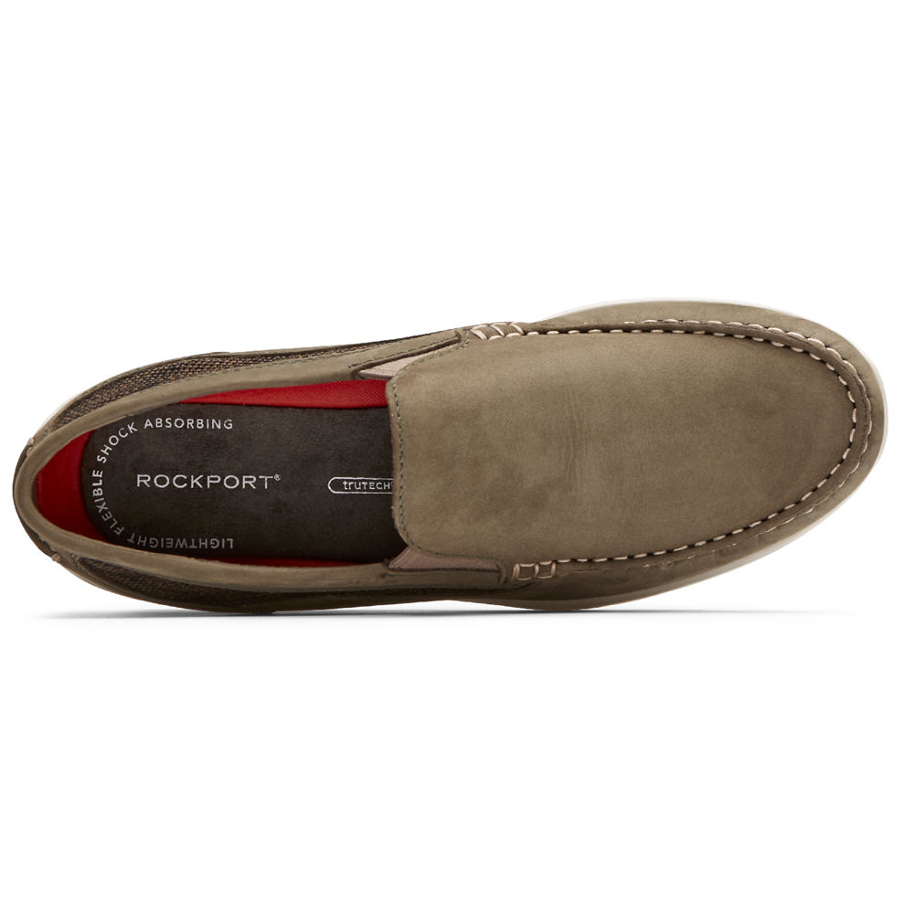 Rockport Slip-On For Mens Dark Olive - Cullen Venetian - JK6892570